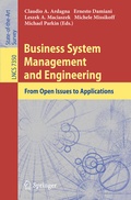 Cover: Business System Management and Engineering - Springer