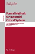 Cover: Formal Methods for Industrial Critical Systems - Springer
