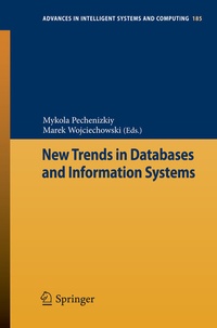 Enlarge image Cover: New Trends in Databases and Information Systems - Springer