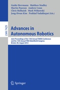 Cover: Advances in Autonomous Robotics - Springer
