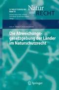 Abbildung von: Die Abweichungsgesetzgebung der Länder im Naturschutzrecht - Springer