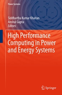 Enlarge image Cover: High Performance Computing in Power and Energy Systems - Springer