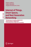 Cover: Internet of Things, Smart Spaces, and Next Generation Networking - Springer