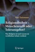Cover: Religionsfreiheit - Menschenrecht oder Toleranzgebot? - Springer