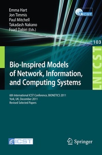 Enlarge image Cover: Bio-Inspired Models of Network, Information, and Computing Systems - Springer