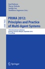 Cover: Principles and Practice of Multi-Agent Systems - Springer