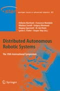 Cover: Distributed Autonomous Robotic Systems - Springer