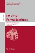 Cover: FM 2012: Formal Methods - Springer
