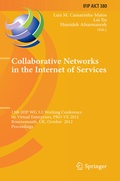 Bild: Collaborative Networks in the Internet of Services - Springer