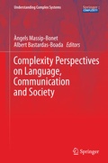 Cover: Complexity Perspectives on Language, Communication and Society - Springer