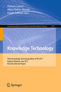 Cover: Knowledge Technology - Springer