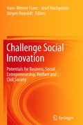 Cover: Challenge Social Innovation - Springer