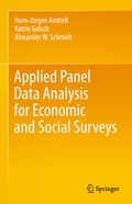 Cover: Applied Panel Data Analysis for Economic and Social Surveys - Springer