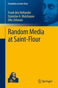 Enlarge image Cover: Random Media at Saint-Flour - Springer