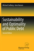 Cover: Sustainability and Optimality of Public Debt - Physica