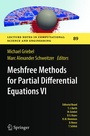 Cover: Meshfree Methods for Partial Differential Equations VI - Springer