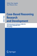 Cover: Case-Based Reasoning Research and Development - Springer
