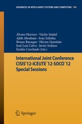 Cover: International Joint Conference CISIS'12-ICEUTE&acute;12-SOCO&acute;12 Special Sessions - Springer