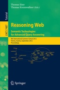 Cover: Reasoning Web - Semantic Technologies for Advanced Query Answering - Springer