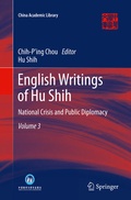 Cover: English Writings of Hu Shih - Springer