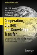 Cover: Cooperation, Clusters, and Knowledge Transfer - Springer