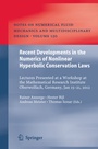 Cover: Recent Developments in the Numerics of Nonlinear Hyperbolic Conservation Laws - Springer