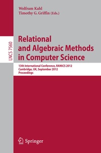 Abbildung von: Relational and Algebraic Methods in Computer Science - Springer