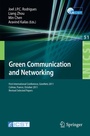 Cover: Green Communication and Networking - Springer