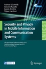 Cover: Security and Privacy in Mobile Information and Communication Systems - Springer