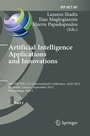 Cover: Artificial Intelligence Applications and Innovations - Springer