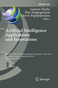 Enlarge image Cover: Artificial Intelligence Applications and Innovations - Springer