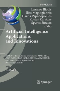 Enlarge image Cover: Artificial Intelligence Applications and Innovations - Springer