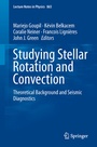 Cover: Studying Stellar Rotation and Convection - Springer