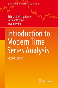 Enlarge image Cover: Introduction to Modern Time Series Analysis - Springer