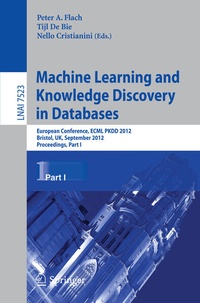 Enlarge image Cover: Machine Learning and Knowledge Discovery in Databases - Springer
