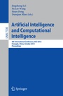 Cover: Artificial Intelligence and Computational Intelligence - Springer