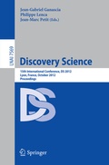 Cover: Discovery Science - Springer