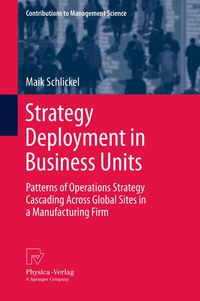 Abbildung von: Strategy Deployment in Business Units - Physica