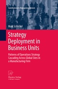 Cover: Strategy Deployment in Business Units - Physica