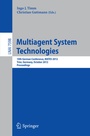 Cover: Multiagent System Technologies - Springer