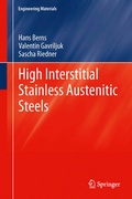 Cover: High Interstitial Stainless Austenitic Steels - Springer