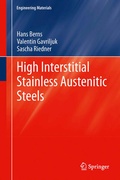 Cover: High Interstitial Stainless Austenitic Steels - Springer