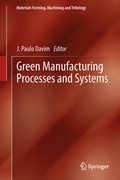 Cover: Green Manufacturing Processes and Systems - Springer