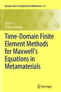 Cover: Time-Domain Finite Element Methods for Maxwell's Equations in Metamaterials - Springer