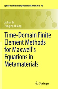 Abbildung von: Time-Domain Finite Element Methods for Maxwell's Equations in Metamaterials - Springer