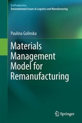 Cover: Materials Management Model for Remanufacturing - Springer