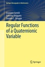 Cover: Regular Functions of a Quaternionic Variable - Springer