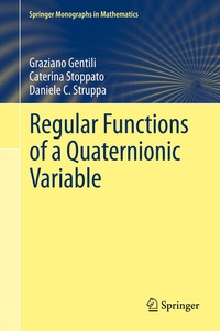 Abbildung von: Regular Functions of a Quaternionic Variable - Springer