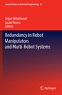 Cover: Redundancy in Robot Manipulators and Multi-Robot Systems - Springer