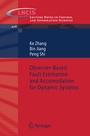 Cover: Observer-Based Fault Estimation and Accomodation for Dynamic Systems - Springer